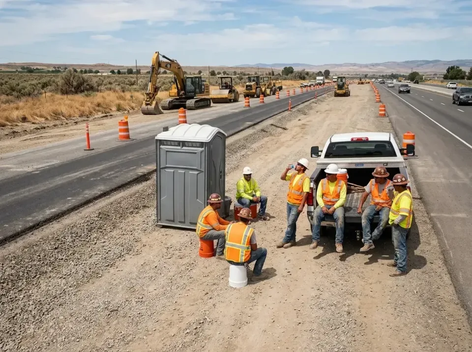 highway-road-construction-crew-007 — frequently asked questions, Porta Potty and Restroom Rentals in Saugatuck, CT